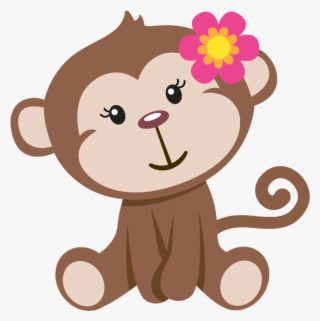 Mq Sticker - Baby Girl Monkey Clip Art #7604493
