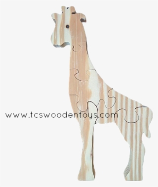 Wp121 Chunky Wooden Cutout Zoo Safari Animal Giraffe - Giraffe #7604706
