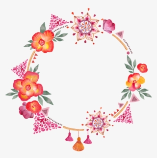 Literary Fresh Garland Decoration Vector - Alles Liebe Zum Geburtstag Mama #7604710