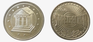 Safe Cracker Silver "bank Vault" Token - Circle #7604751 Safe Cracker Silver "bank Vault" Token - Circle #7604751