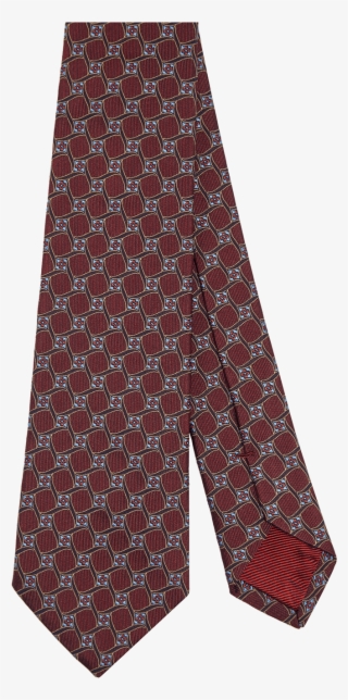 Bordeaux Silk Tie With Black And Azure Micropattern - Five Nights At Freddy's Twisted Ones #7605379