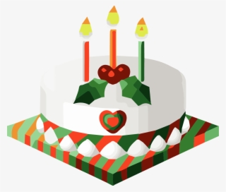Christmas Birthday Clip Art - Christmas Cake Clip Art Free #7605863