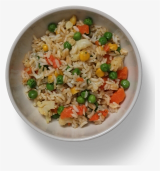 Rice With Vegetables Transparent Png Image - Steamed Rice #7606746