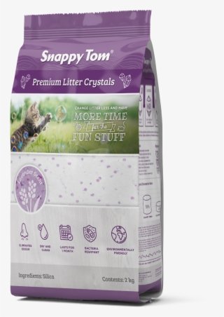 Snappy Tom - Crystal Litter - Lavender Scent - Snappy Tom Kuru Kedi Maması #7608453