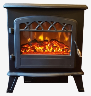 Electric Log Burner Transparent Image - Wood-burning Stove #7608670