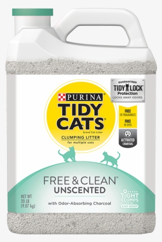Clumping Free Clean Litter Product 1 - Tidy Cats Unscented Cat Litter #7609825