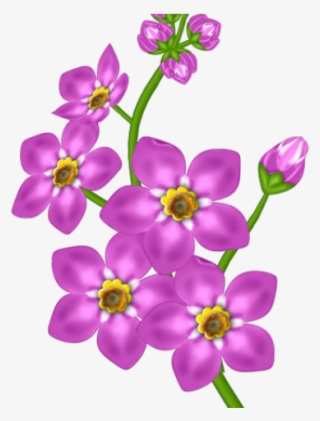 Forget Me Not Clipart Flower Head - Bunch Of Yellow Flowers Transparent Background #7610222