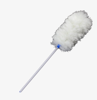 Microfiber Duster 28" White W/ Plastic Handle - Brush #7610445