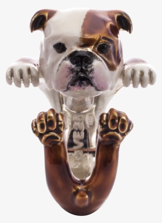 English Bulldog Hug Ring - Olde English Bulldogge #7610911