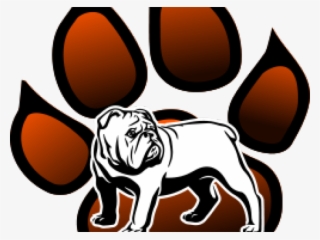 English Bulldog Clipart Back To School - Bulldog Dxf File #7611217