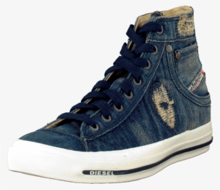 Exposure I Blue Ripped Denim - Work Boots #7611601