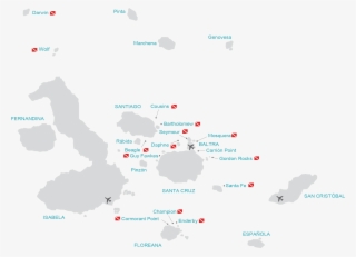 Get To Know The Galapagos Marine Life From Another - Galapagos Map #7611890