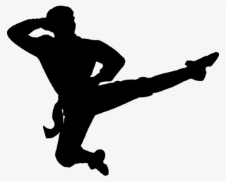 Silhouette, Dancer, Ballet, Man, Costume, Folk, Jumping - Cossack Dancer Silhouette #7612023