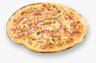Flambé Tart Deluxe Ham And Leek - Flammkuchen Png #7612434