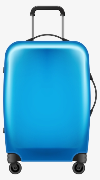 Download Blue Trolley Suitcase Clipart Png Photo - Baggage #7613051