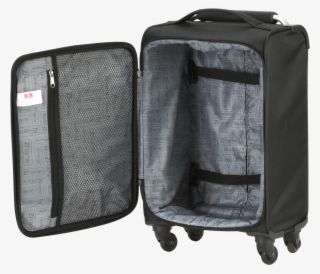 Clipart Freeuse Library Suitcase Transparent Black - Black Open Suitcase Transparent #7613270