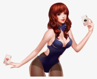 Download - Casino Girl Png #7614015