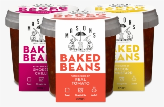 Our New Range Of Baked Beans Are Ready To Go Masons - Masons Beans #7614117