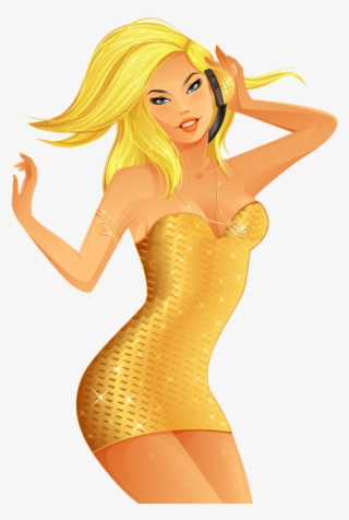 Hot Girl Cartoon Png #7614284