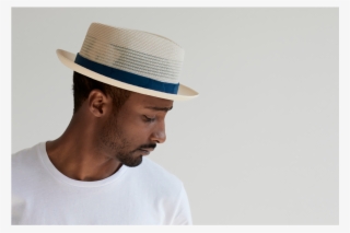 Fancy Dog Natural Porkpie Mens Styling - Fedora #7614970