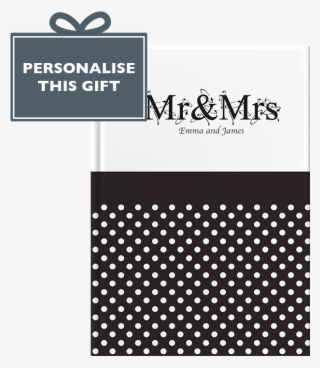 Personalised Mr & Mrs - J Crew Polka Dot One Shoulder #7615331