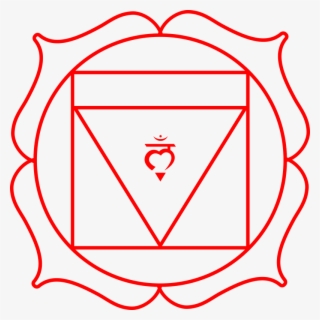 First Chakra - Easy Mandala Mindfulness Colouring #7615537