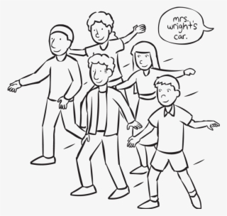 Mr & Mrs Wright - Line Art #7616426