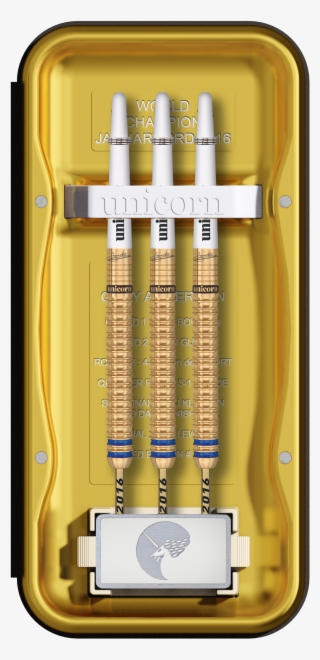 The Tray Of Icon Case Is Cnc Machined From A Solid - Gary Anderson Gold Darts #7616666