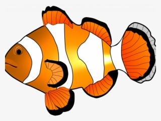 Peaceful Design Ideas Clip Art Fish Clipart Free - Clownfish Clipart Black And White #7617112