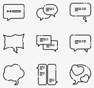 Speech Bubbles - Icon #7619464