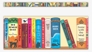 Tcry1520 Bookshelf Of The Classics Border Trim Image - Shelf #7619815 Tcry1520 Bookshelf Of The Classics Border Trim Image - Shelf #7619815