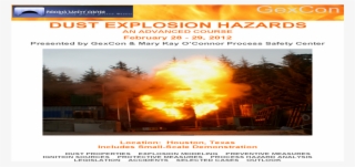 Dust Explosion Hazards - Poster #7620052