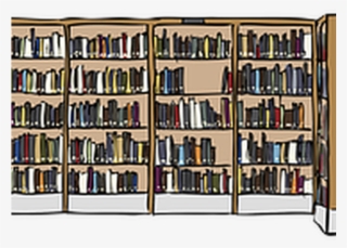 Library Shelves Clipart - Library Stacks #7620053