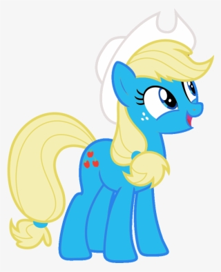 Colored, Color Edit, Cowboy Hat, Earth Pony, Edit, - Smurf Vs My Little Pony #7620133