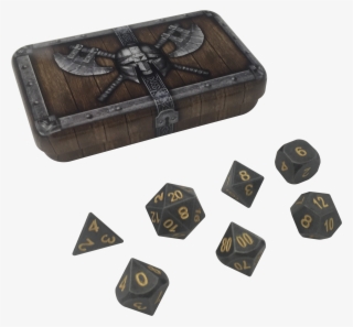 Dwarven Chest With Hunger Of The Ancients - Dice Military Color #7620372