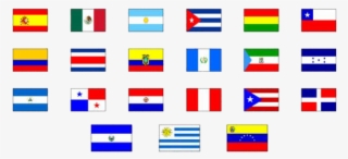 Latinoamerica Banderas Png - Flags Of South America - Free Transparent 