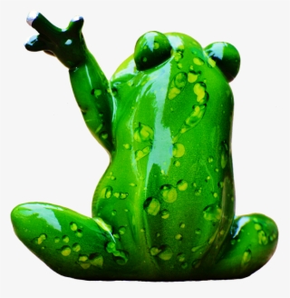 Frog, Figure, Wave, Funny, Cute, Animal, Fun, Sweet - Farewell Frog #7622196