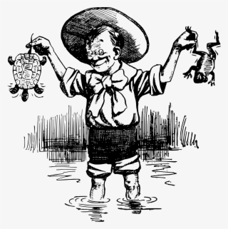 This Free Icons Png Design Of Boy Turtle And A Frog #7622224