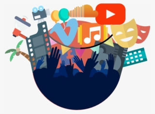 The World Of Media And Entertainment - Entertainment Media Clipart Png #7622330