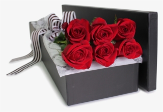 Boxed Red Roses 6 Stem - Valentines Flowers 2018 #7622688