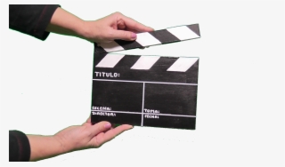 En Este Vídeo Verás Cómo Hacer Una Claqueta De Las - Mano Claqueta Png #7622835