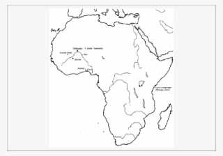 Map Of Africa Showing The Location Of All Sites Mentioned - Atlas #7623553