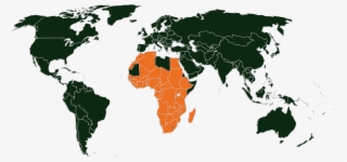 Africa Branches Map - Mauritius In Map Of India #7624199