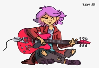 Amity Plays The Guitar - Cartoon #7624643