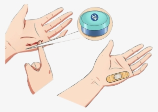 Treatment - - جرح اليد بالسكين كرتون #7624869