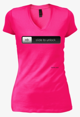 A) Slide To Unlock - Shirt #7625521