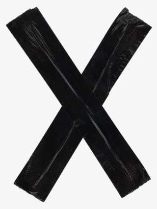 Tape Black Font - Transparent Background Black Tape Png #7626190