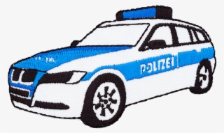 Motif Police Car Article - Polizeiauto Applikation #7626496