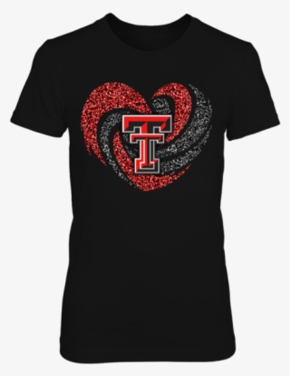 Texas Tech Red Raiders Sparkle Hurricane Heart Shirt - Texas Tech #7627140