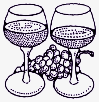 Clipart Black And White Wine #7628472